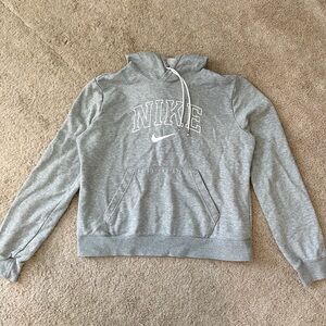 Gray Nike hoodie